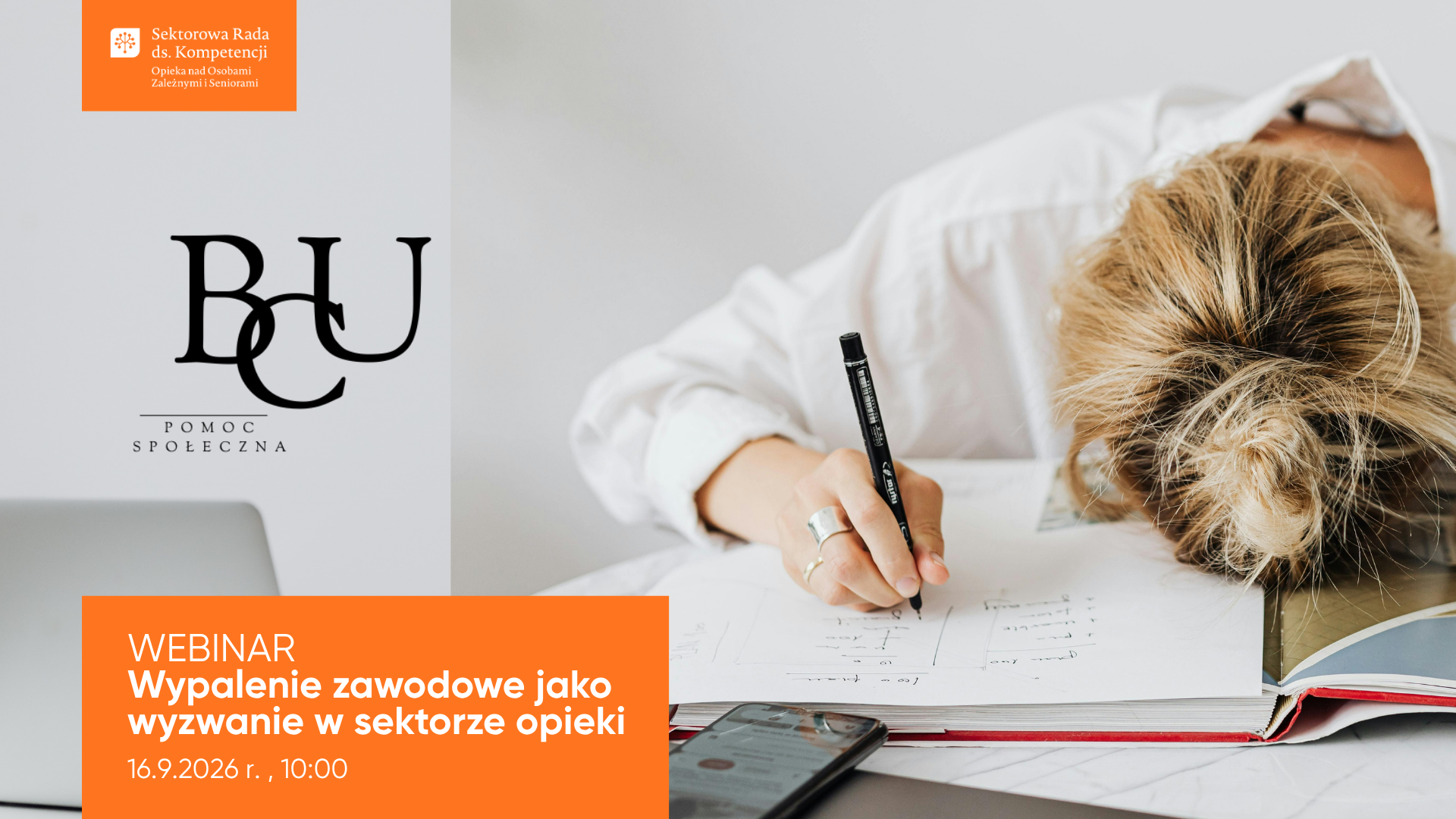Webinar: Wypalenie zawodowe jako wyzwanie w sektorze opieki